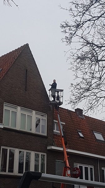  stormschade dak Wageningen